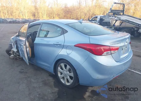 2013 Hyundai Elantra Limited из США, поврежденный, VIN KMHDH4AE7DU662891